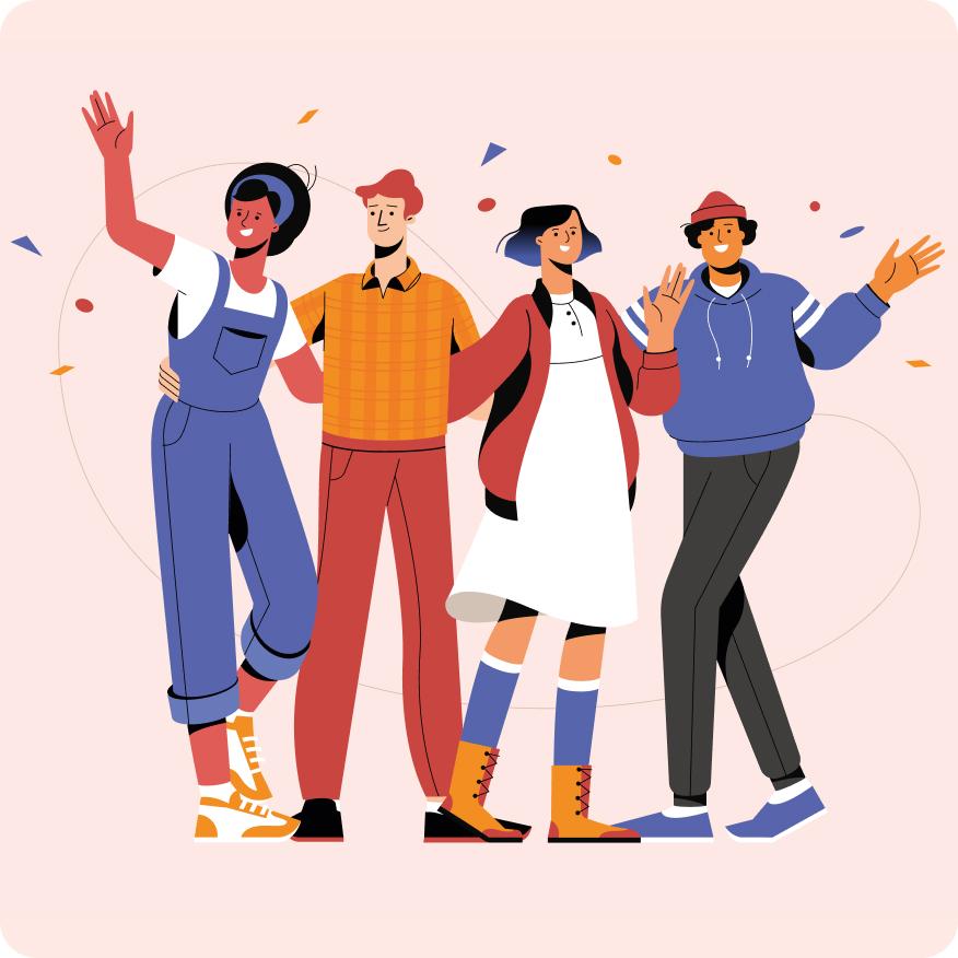 Collaborative Characters Free Illustration Pack