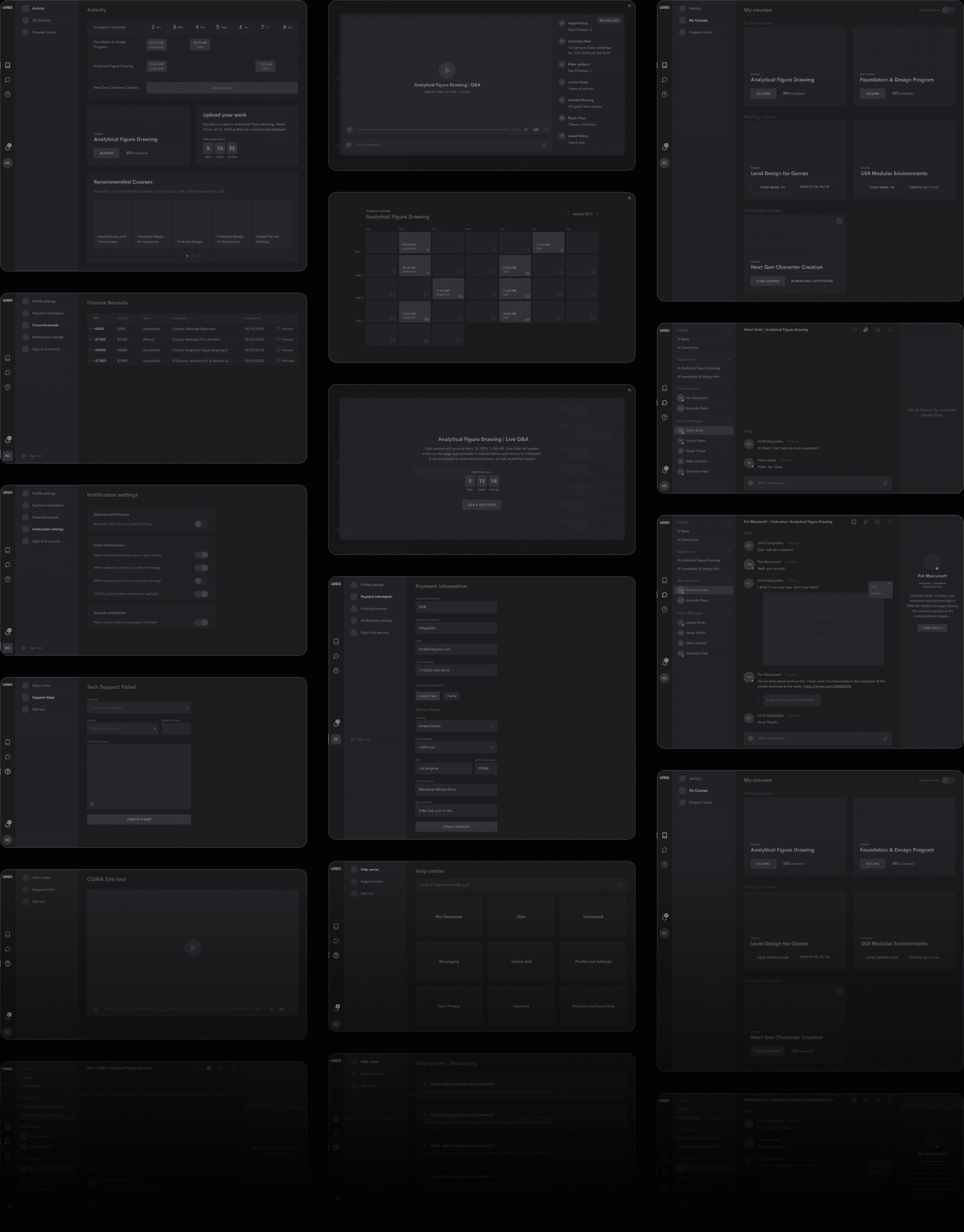 wireframes